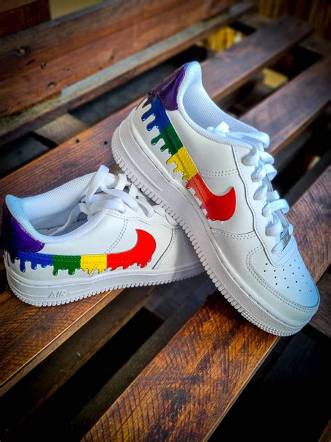 nike air force 1 regenboog